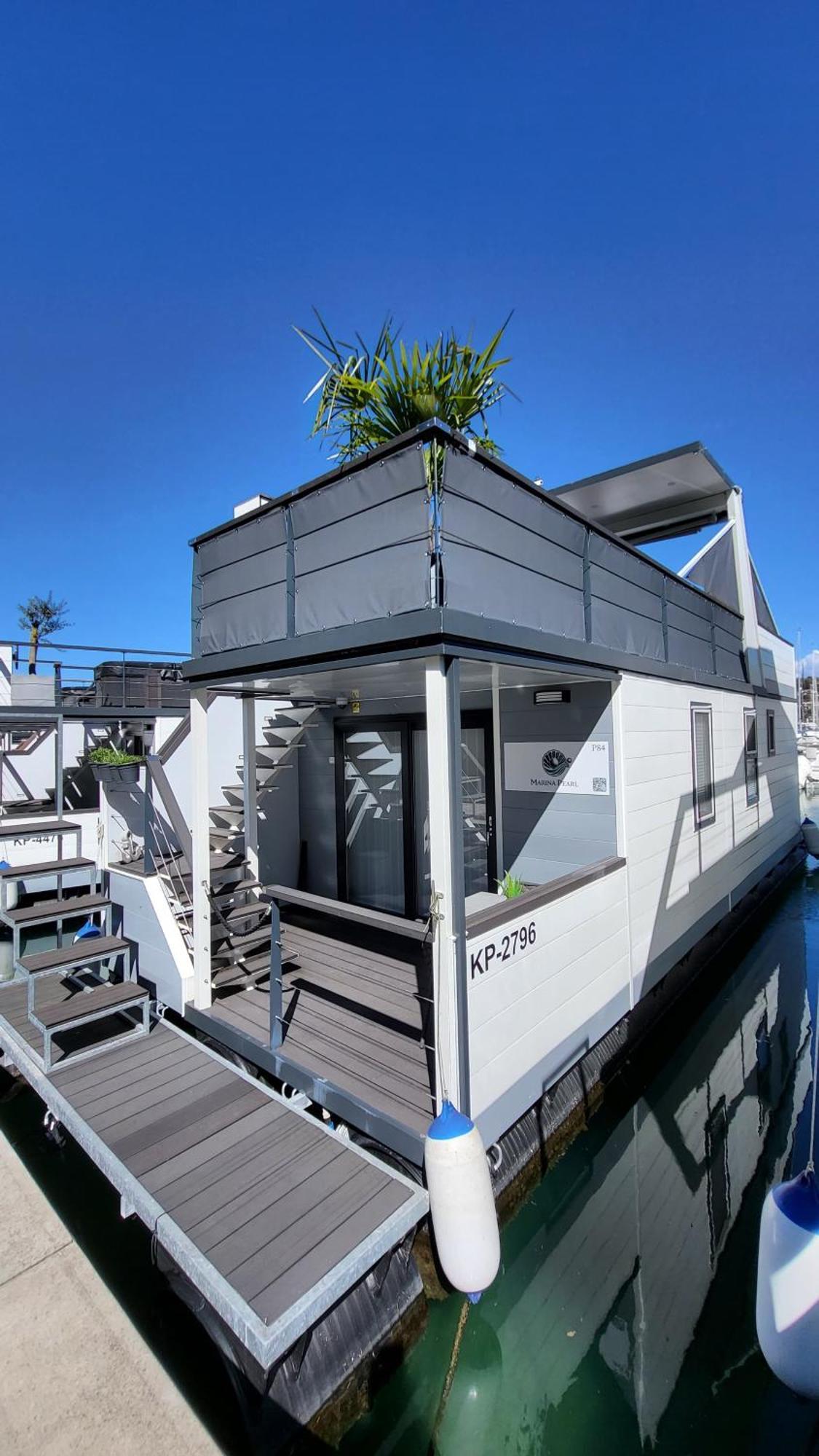 Floating House - Marina Pearl Leilighet Portorož Eksteriør bilde